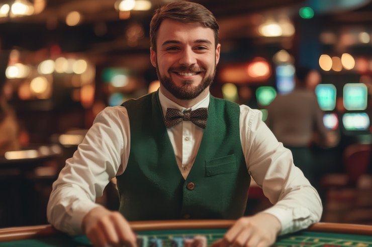 Meja Casino Hold'em di asdtoto dengan dealer profesional dan streaming multi-kamera berkualitas HD